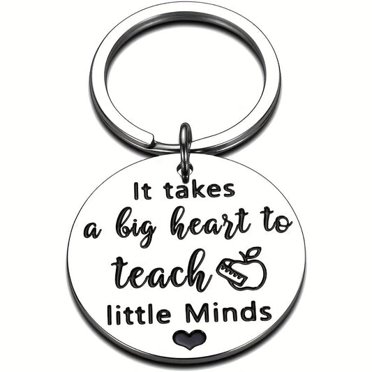 Stainless Steel Thank You Keychain For Teachers Graduation