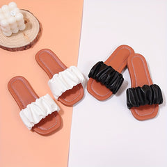 Girls Non Slip Lightweight Open Toe Slippers for Indoor Pool