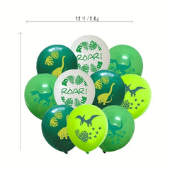 46pcs Dinosaur Birthday Party Decorations Cake Topper, Balloons for Kids