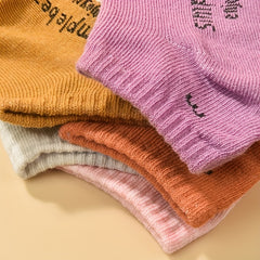 5 Pairs Baby Cotton Ankle Socks for Toddler Boys Girls