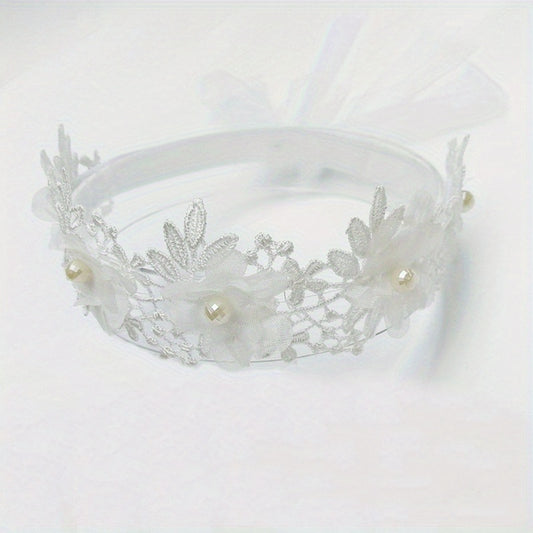 Cute Lace Flower Headband for Baby Girls