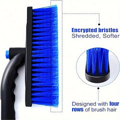Extendable Snow Brush Ice Scraper Car Windshield Foam Grip 360 Pivoting Head