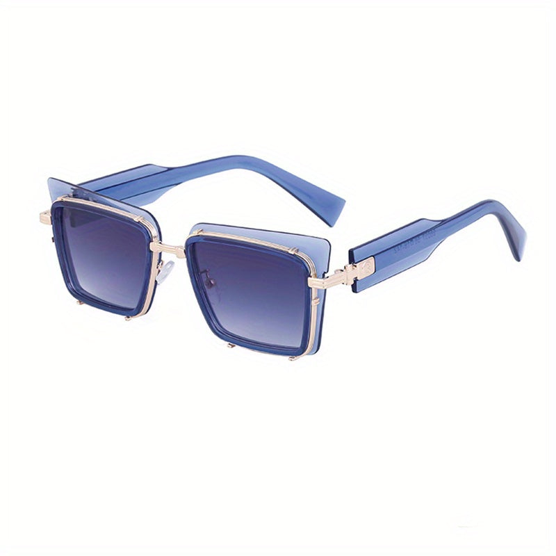 Men's Anti-UV Sunglasses High-End Leopard Print Casual Glasses