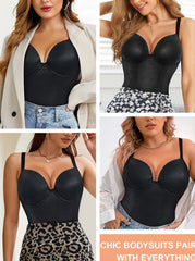 Shaping Bodysuit Push Up Tummy Control Slimmer Slip Body Shaper Women's