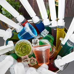 26pcs Jelly Set 6 Syringes 20 Glasses Reusable Tumblers Halloween Party