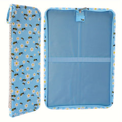 Knitting Needles Case Organizer Zipper Bag Travel Crochet Hooks Storage