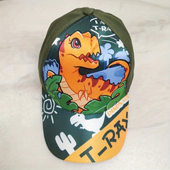 Kids Dinosaur Print Baseball Cap Peaked Cap