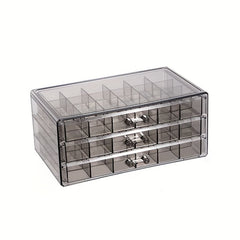 Mini Jewelry Storage Cabinet Transparent Dressing Table Box
