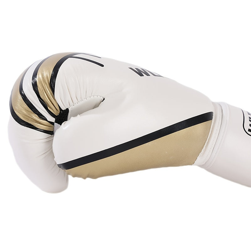 Competition Boxing Fighter Gloves 6-12 Oz Padded Wrist Support