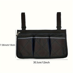 Wheelchair Side Armrest Bag Portable Storage Hanging Bag