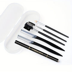 6pcs Stainless Steel Eyebrow Shaving Set Beauty Tools for Beginners