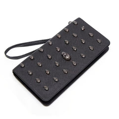 Gothic Skull Card Holder Coin Purse Clutch & Wallet