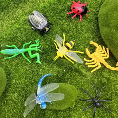 24pcs Small Insect Toys Model Mini Spider Ladybug Beetle Scorpion Butterfly