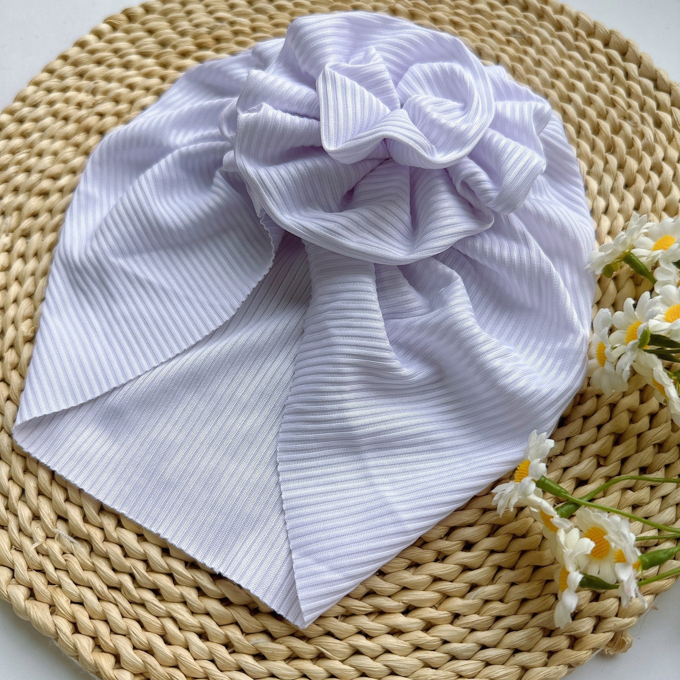Baby Spring Summer Thin Headband Big Flower Baby Hat