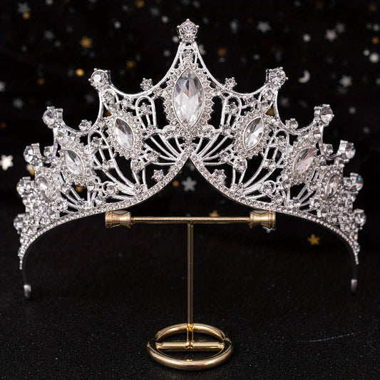 Crystal Rhinestone Bridal Tiara Crown Wedding Hair Accessory