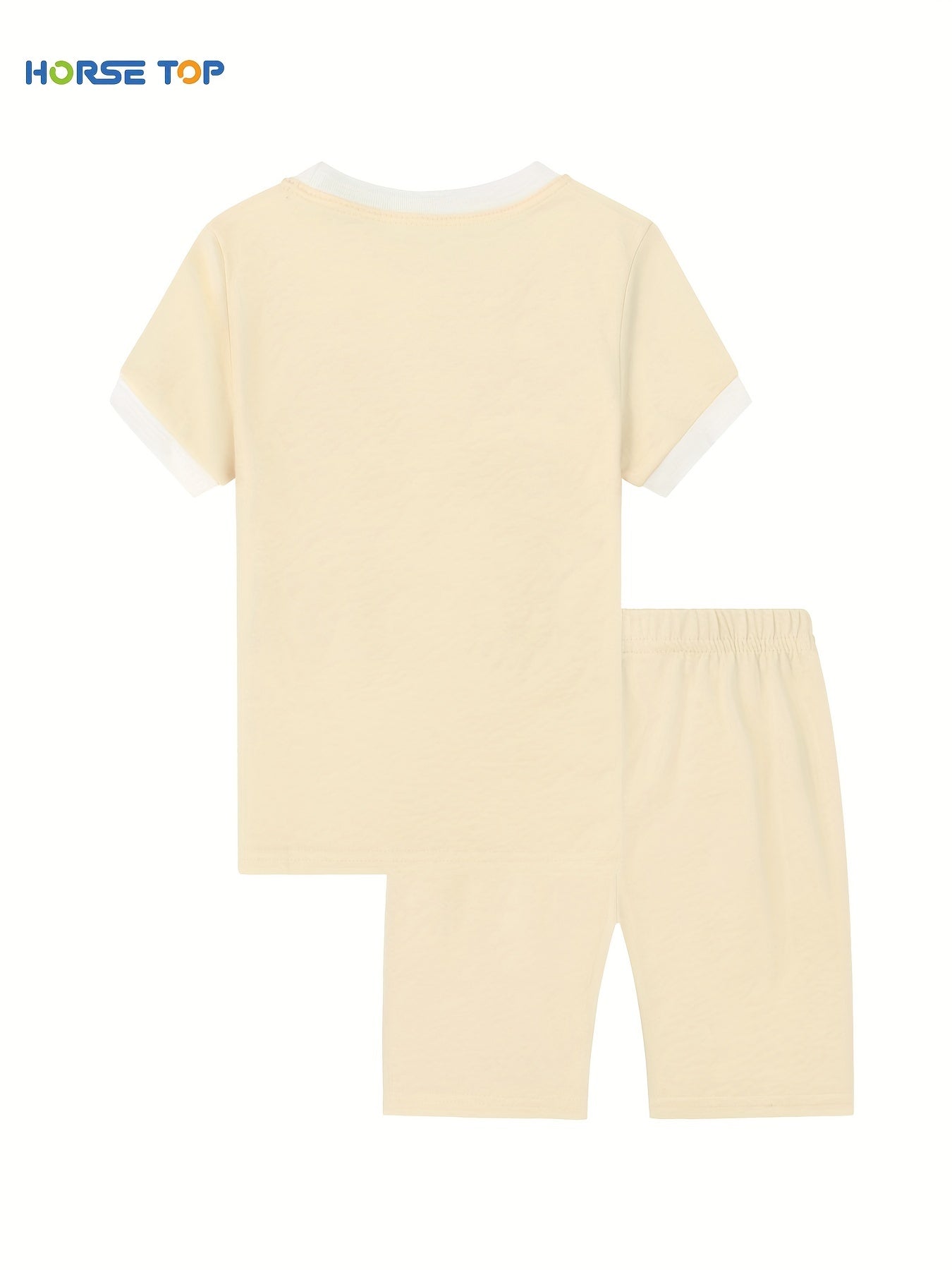 2pc Toddler Girls Cartoon Graphic Pajama Set