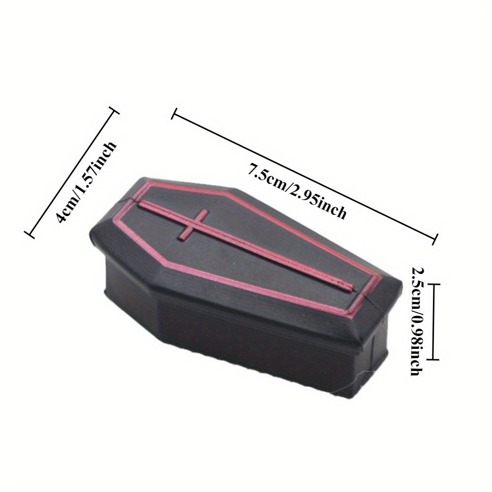 Halloween Coffin Party Gift Trays 7 Mini Coffin Decorations for Halloween Easter