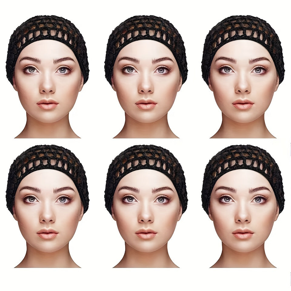 Women Meshy Snood Net Head Cover Hair Clip Nurse Attendants Hair Accessories