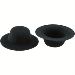 10 Pack Mini Top Hat for Dolls Felt Hats for DIY Crafts
