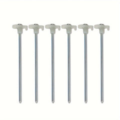 6pcs Fluorescent Luminous Canopy Ground Nails Tent Pegs Stakes