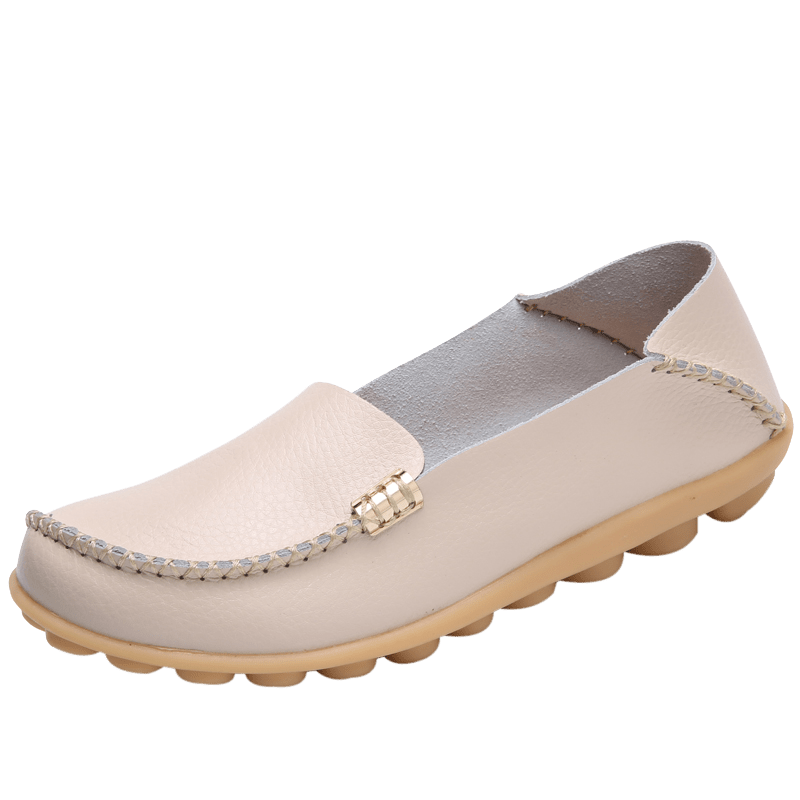 Soft & Comfortable Peas Shoes Lightweight Moccasin Penny Loafer Women's Footwear