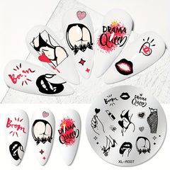 Nail Art Stamping Plate Set for Stunning Manicures