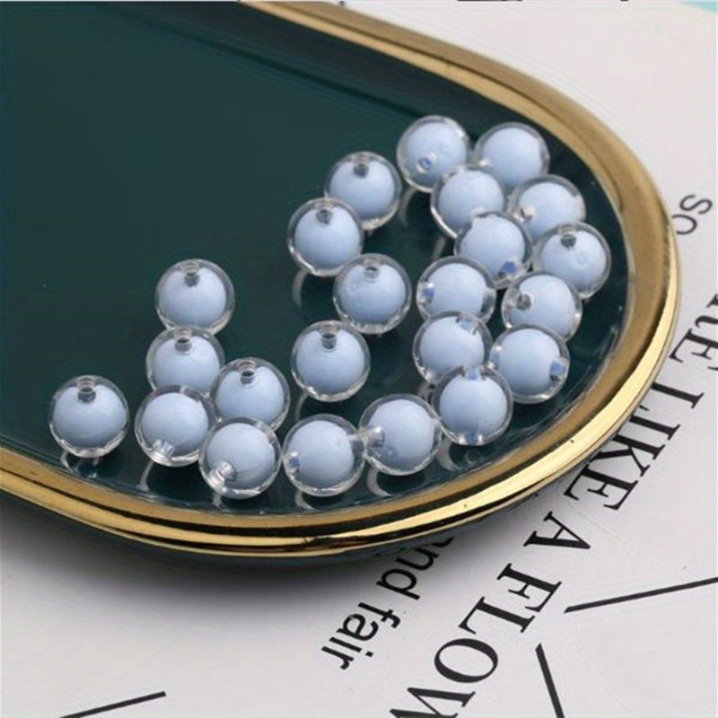 10pcs 12mm Acrylic Inner Round Beads DIY Jewelry Accessories