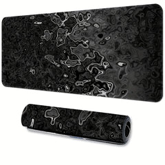 Large Dark Gray Gaming Mouse Pad Non-Slip Rubber Material Office Use
