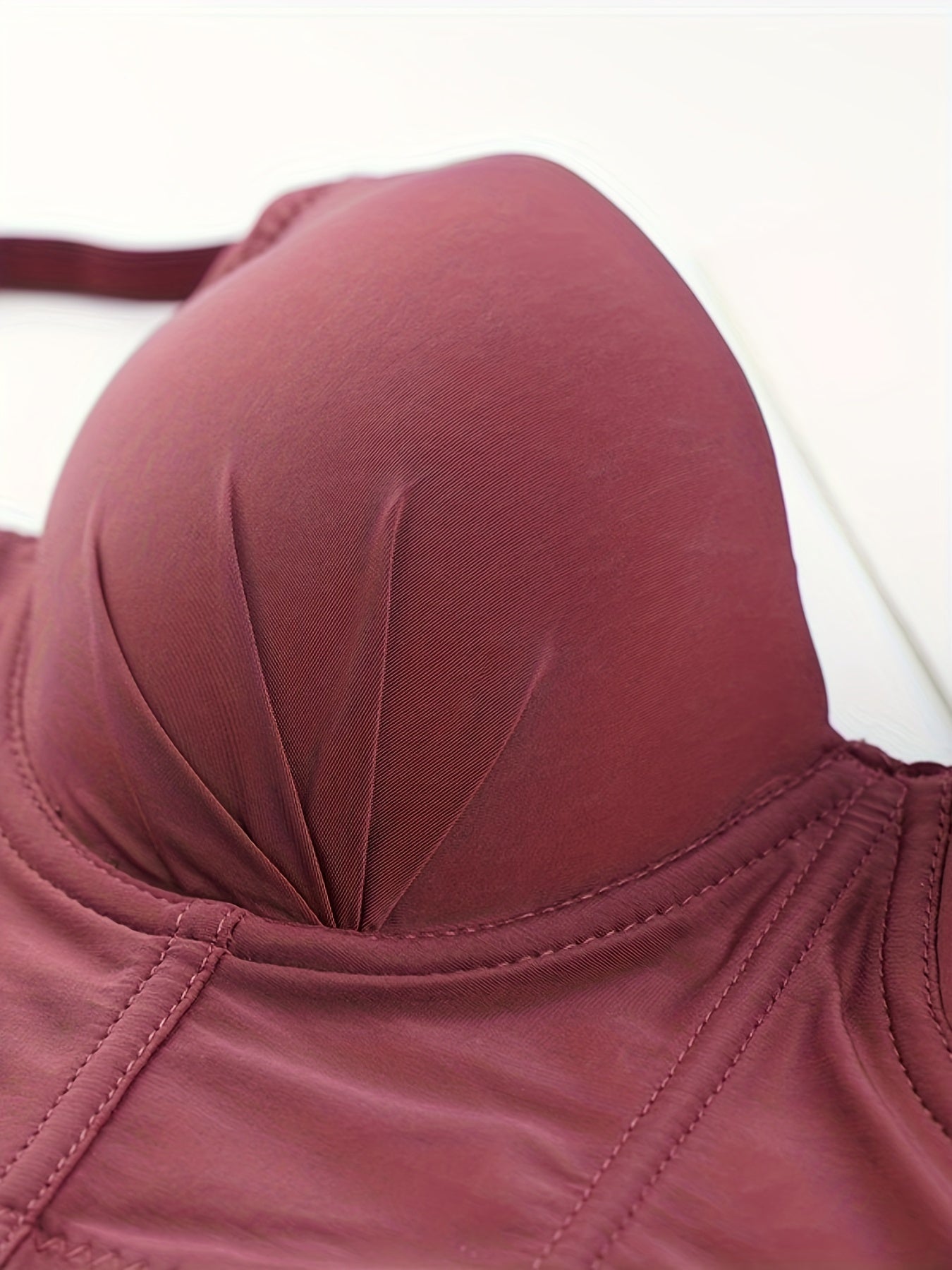 Sexy Solid Push Up Bra Comfy & Breathable Anti-sagging Everyday Bra