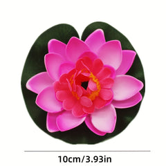 1pc Foam Lotus Flowers for Pond, Pool, Aquarium Decor