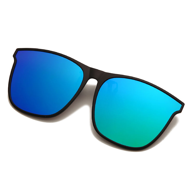 Photochromic Clip On Sunglasses Men Night Vision Goggles Anti Glare Glasses