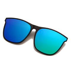 Photochromic Clip On Sunglasses Men Night Vision Goggles Anti Glare Glasses