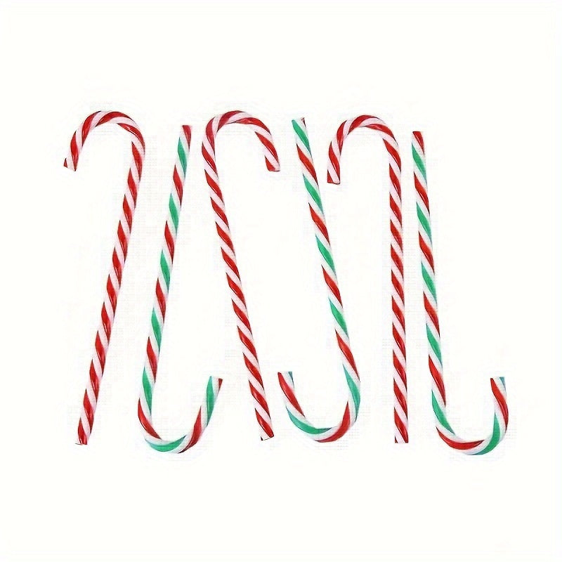Acrylic Crutch Christmas Tree Decoration Set - 3pcs