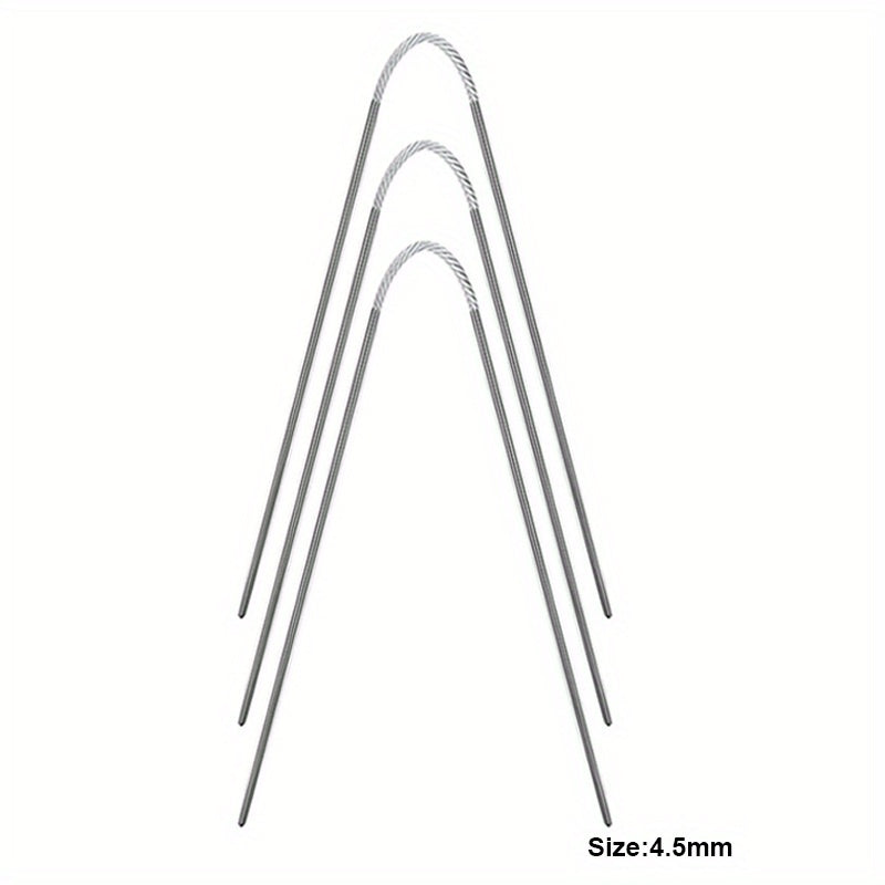3pcs Stainless Steel Knitting Needle DIY Hand knitting Tools Sweater Small Croch