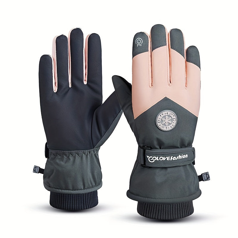 Outdoor Winter Skiing & Cycling Gloves - Waterproof & Windproof