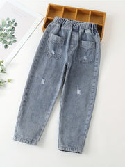 Boy's Ripped Jeans for Spring Autumn