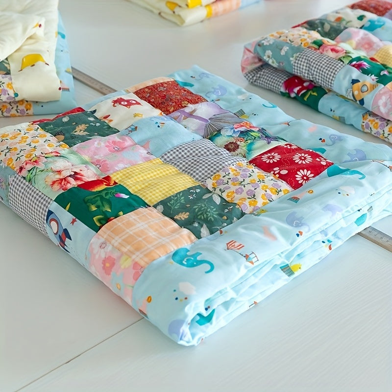 8pcs Cotton Pastoral Yellow Twill Fabric DIY Doll Clothes Fabric Set