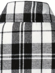 Plaid Long Sleeve Shirt Outdoor Casual Loose Shirt