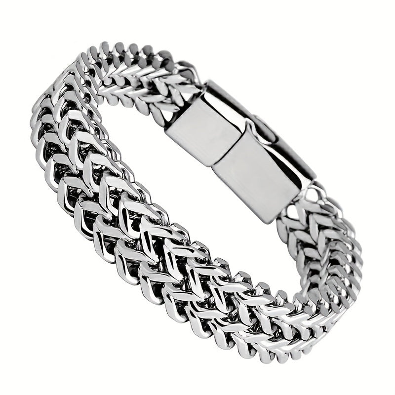 Hip Hop Titanium Steel Thick Version Street Trendsetter Men Bracelet