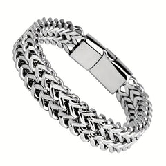 Hip Hop Titanium Steel Thick Version Street Trendsetter Men Bracelet