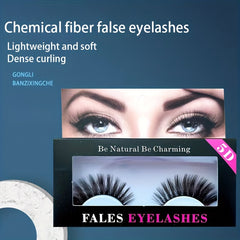 3D Thick Natural False Eyelashes Soft And Curling Lashes