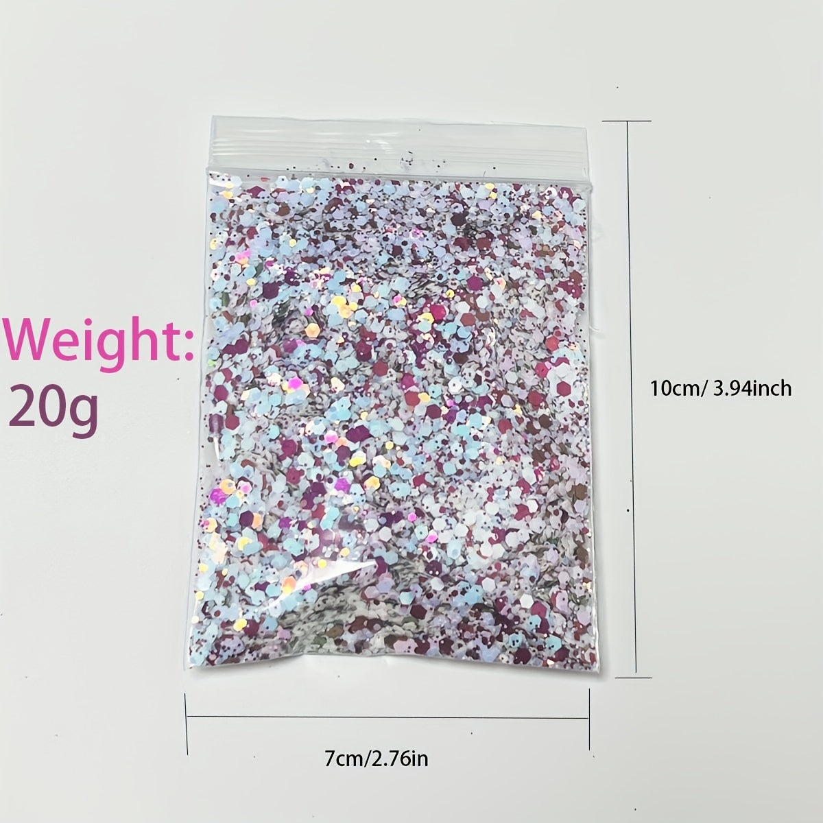 Chunky Nail Glitter Sequins Hexagon Flake Mix