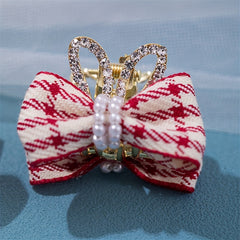Double Sided Butterfly Bow Rabbit Ear Crown Hair Clip