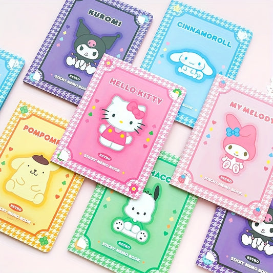 Hello Kitty Kuromi Cinnamoroll Pompompurin Pochacco Sticky Note Pad