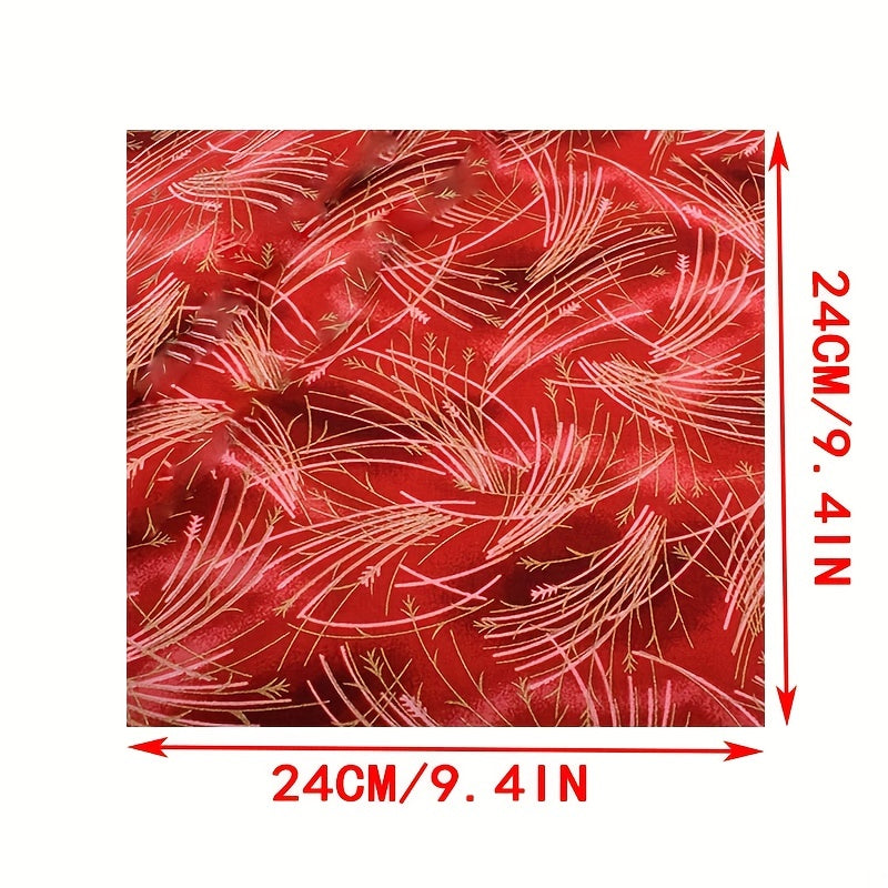 6pcs Hefeng Hot Stamping Printing Fabric Set for Crafting