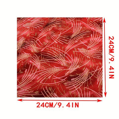 6pcs Hefeng Hot Stamping Printing Fabric Set for Crafting