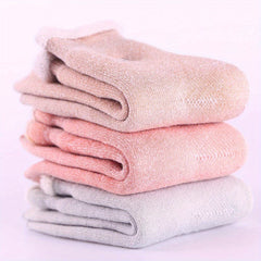 3 Pairs Letter Pattern Socks Thickened & Warm Mid Tube Women's Stockings