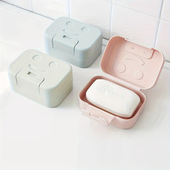 3pcs Rectangle Soap Box Travel Soap Container With Lid