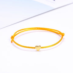 Adjustable Heart Charm Bracelet for Women Girls