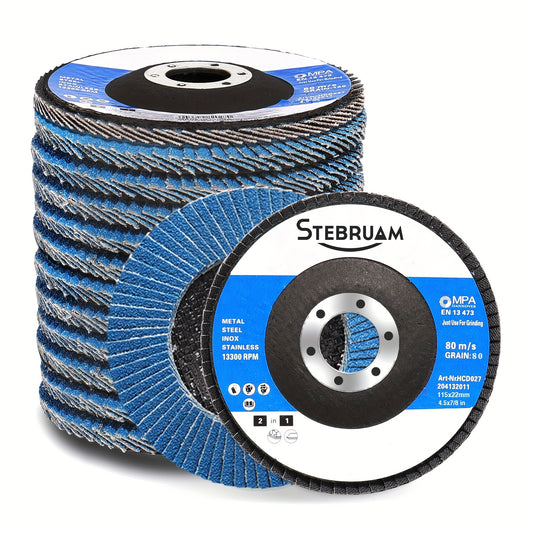 7 8 High Density Jumbo Zirconia Flap Disc 80 Grits